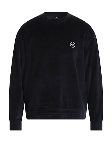 ARMANI EXCHANGE Sweatshirt Midnight blue 75% Cotton, 25% Polyester