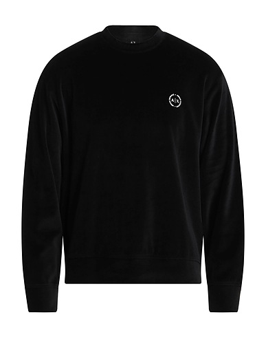 ARMANI EXCHANGE Sweatshirt Black 75% Cotton, 25% Polyester