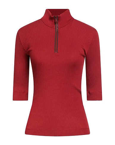 BRUNELLO CUCINELLI T-shirt Brick red 100% Wool