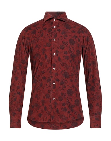 ALEXINGH Camisa estampada Ladrillo 100% Algodón