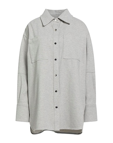 MOORER Patterned shirts & blouses Polyester, Viscose, Polyamide, Elastane