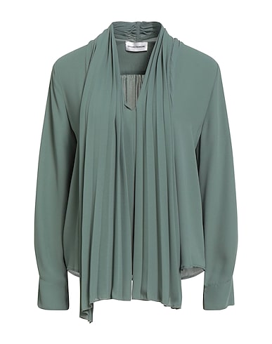 SANDRO FERRONE Top Sage green 100% Polyester