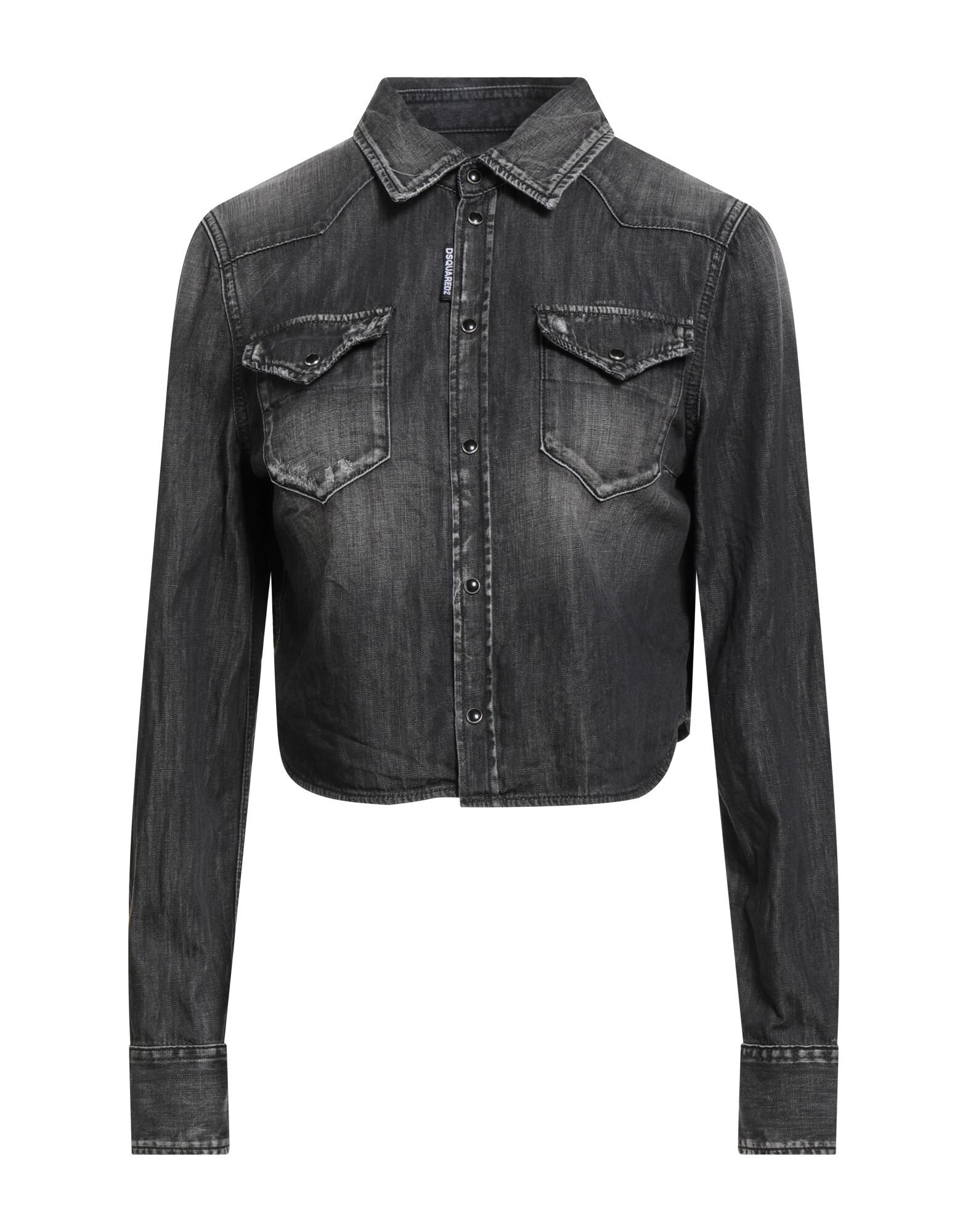 MSGM Coats & Jackets | Black Women's Denim Jacket | YOOX