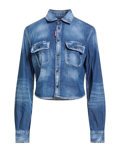 DSQUARED2 Denim shirt 98% Cotton, 2% Elastane