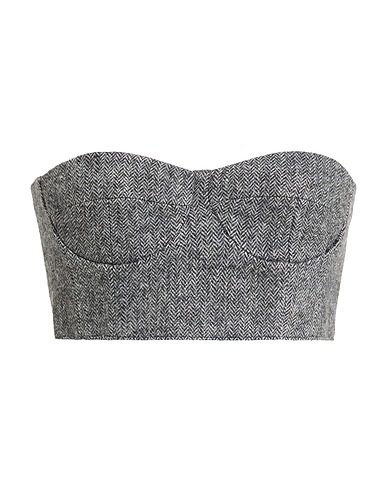 MAX&Co. Top DE-COATED ADR Braungrau 46% Lammwolle, 20% Acryl, 16% Polyester, 15% Polyamid, 3% Andere Fasern