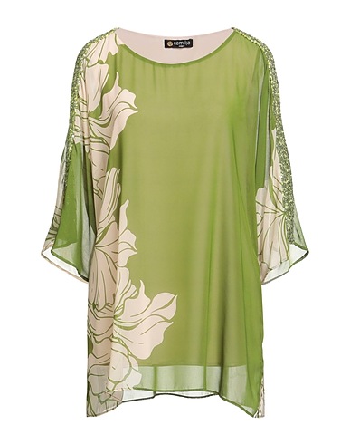 CAMILLA  Milano Top Military green 100% Polyester, Elastane