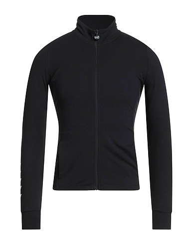 EA7 Felpa Nero 96% Cotone, 4% Elastan