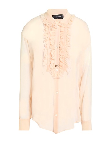 DSQUARED2 Camicie e bluse in seta Albicocca 100% Seta
