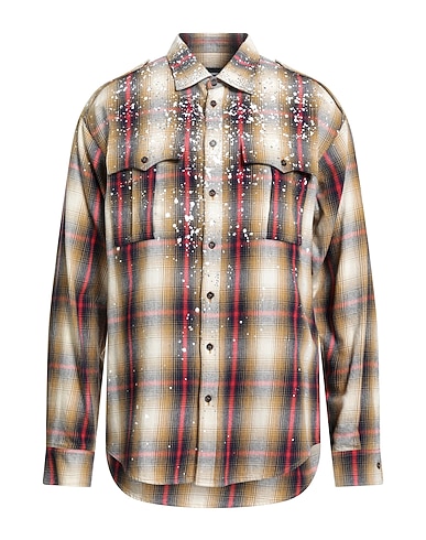 DSQUARED2 Checked shirt 100% Cotton, Glass