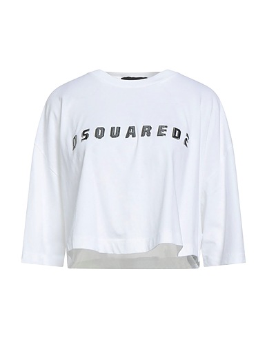 DSQUARED2 Oversize-T-Shirt White 100% Cotton