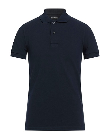 TOM FORD Polo shirt Midnight blue 100% Cotton