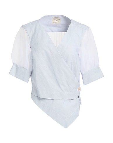 ALESSIA SANTI Striped shirt 100% Cotton, Polyester