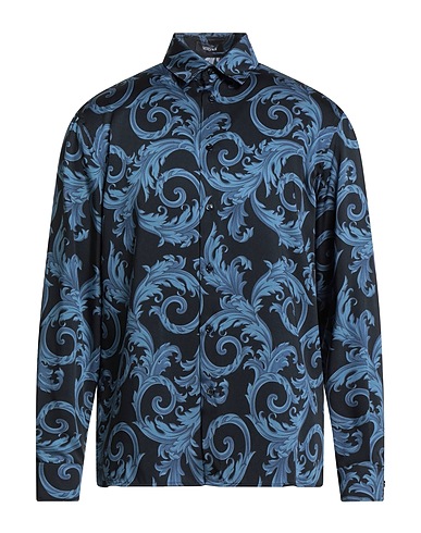 VERSACE Hemd mit Muster Schwarz 100% Polyester
