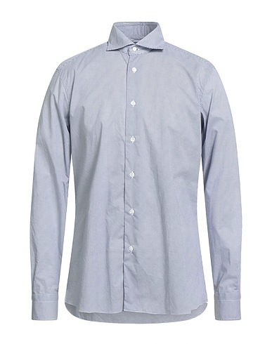 DANDYLIFE by BARBA Napoli Patterned shirt Blue 100% Cotton