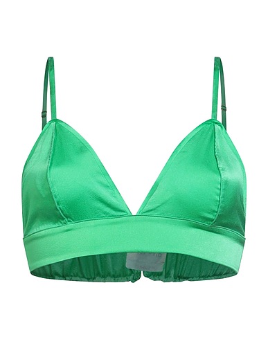 FORTE_FORTE Top Verde 94% Seta, 6% Elastan