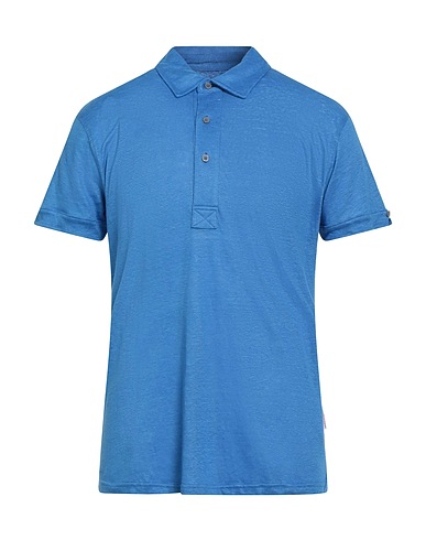 ORLEBAR BROWN Polo shirt Azure 100% Linen