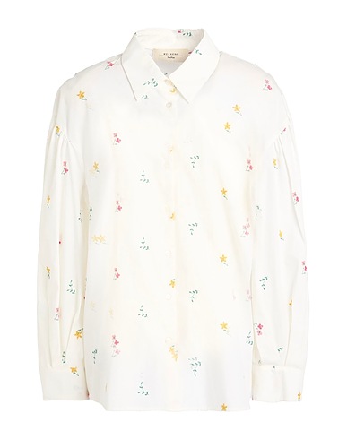 WEEKEND MAX MARA Shirts Ivory 100% Cotton