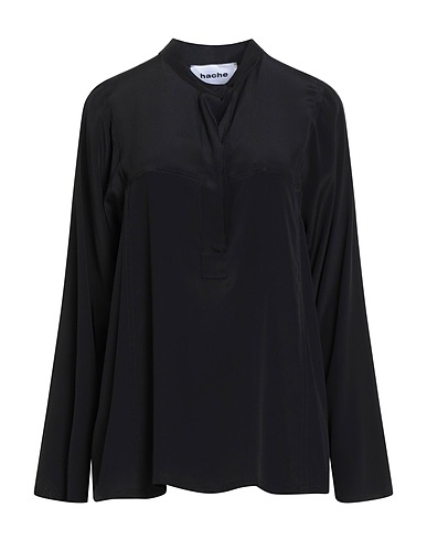 HACHE Top Black 76% Acetate, 24% Silk