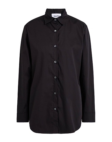 HACHE Однотонные рубашки и блузки 100% Хлопок