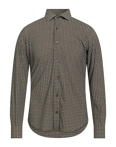 I SARTI Patterned shirt 76% Nylon, 24% Elastane