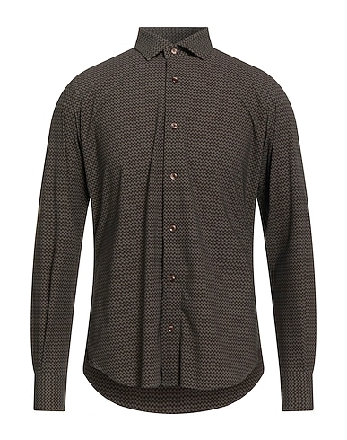 I SARTI Patterned shirt 76% Nylon, 24% Elastane