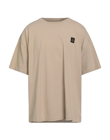 REFRIGIWEAR Basic T-Shirt Beige 100% Cotton