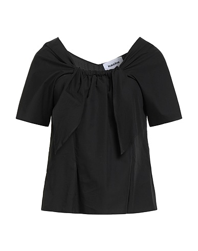 HACHE Top Nero 100% Cotone