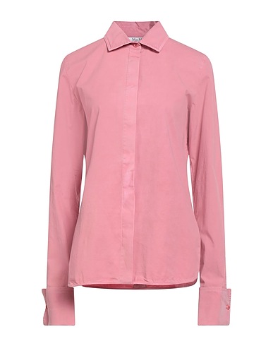 MAX MARA Solid color shirts & blouses SFILATA Pink 96% Cotton, 4% Elastane