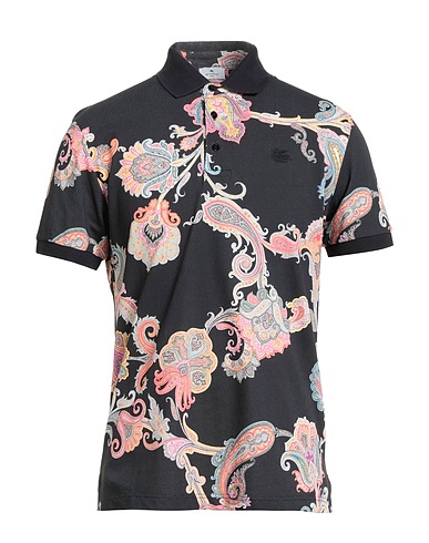 ETRO Polo shirt Black 100% Cotton