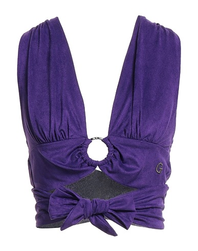 GAëLLE Paris Top Purple 88% Polyester, 12% Elastane