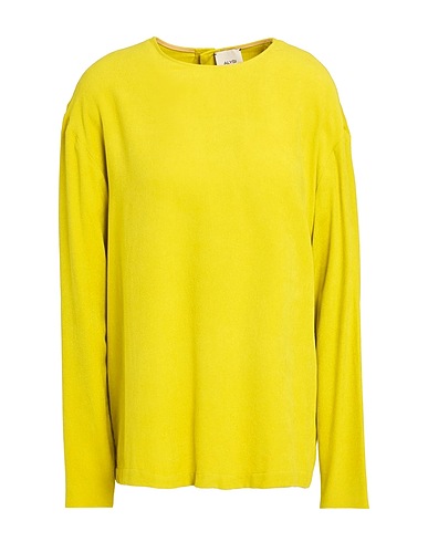 ALYSI Топ без рукавов CRÈME Зелёный лайм 79% Вискоза, 21% Хлопок