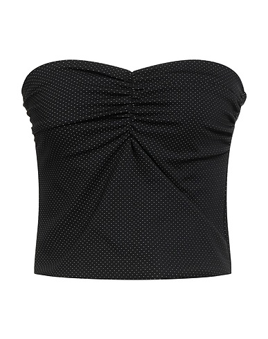 MOTEL Топ без рукавов Чёрный 62% Вискоза, 25% Полиамид, 7% Полиэстер, 6% Эластан