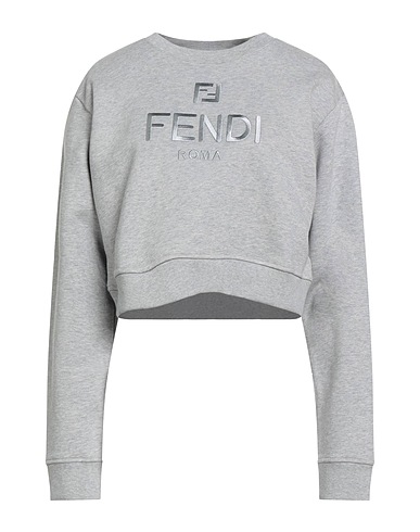 FENDI Sweatshirt Light grey 100% Cotton