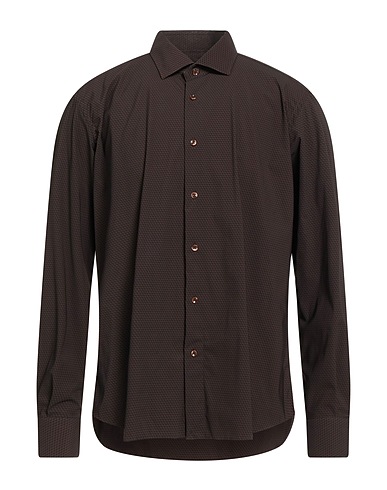 I SARTI Camicia fantasia Testa di moro 76% Nylon, 24% Elastan