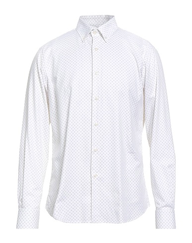 INGRAM Patterned shirt White 100% Cotton