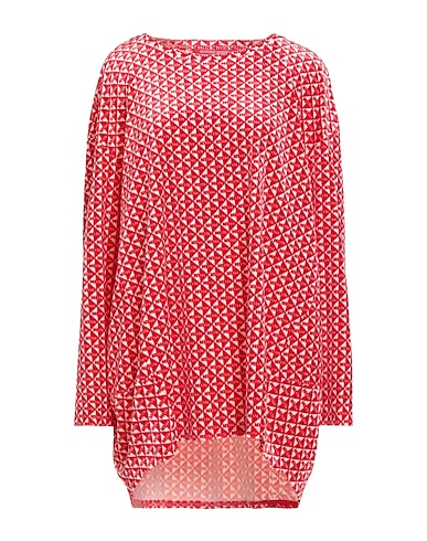 MARINA SPORT by MARINA RINALDI Sweatshirt Red 92% Polyester, 8% Elastane