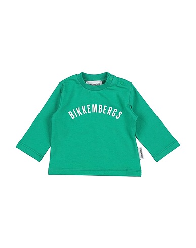 BIKKEMBERGS T-Shirt Grün 100% Baumwolle