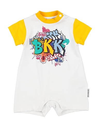 BIKKEMBERGS Комбинезон для малыша Охра 95% Хлопок, 5% Эластан