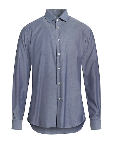 INGRAM Patterned shirt Navy 100% Cotton