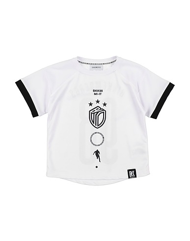 BIKKEMBERGS T-shirt Bianco 100% Poliestere