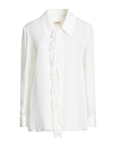 KHAITE Camicie e bluse in seta Avorio 100% Seta