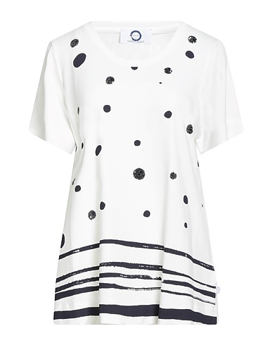 VOYAGE by MARINA RINALDI T-shirt White 95% Viscose, 5% Elastane