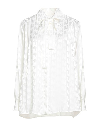 MSGM Patterned shirts & blouses Ivory 58% Acetate, 42% Viscose