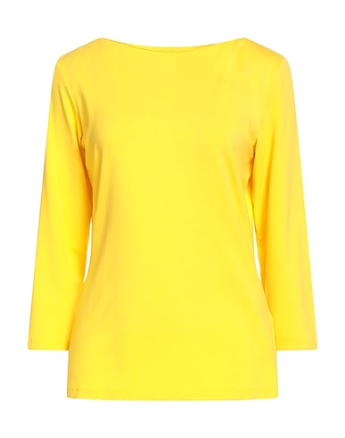 MARELLA Basic T-Shirt Yellow 96% Lyocell, 4% Elastane