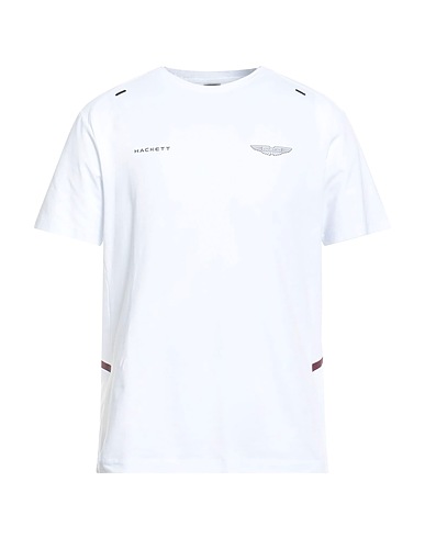 ASTON MARTIN by HACKETT T-shirt White 95% Cotton, 5% Elastane