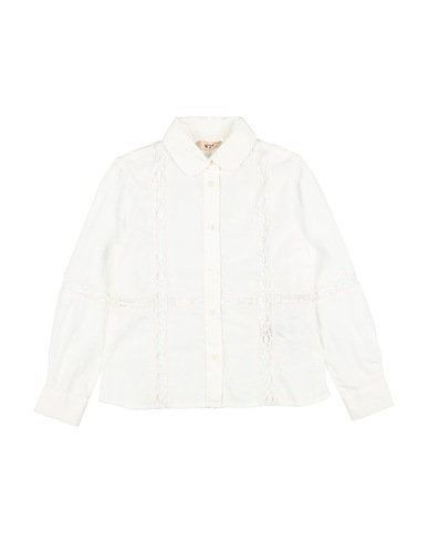 N°21 Solid colour shirts & blouses White 100% Cotton