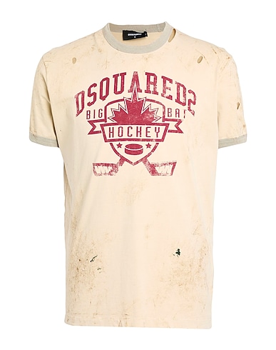 DSQUARED2 T-shirt Beige 100% Cotton