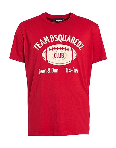 DSQUARED2 T-shirt Mattone 100% Cotone