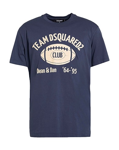DSQUARED2 T-shirt Navy blue 100% Cotton