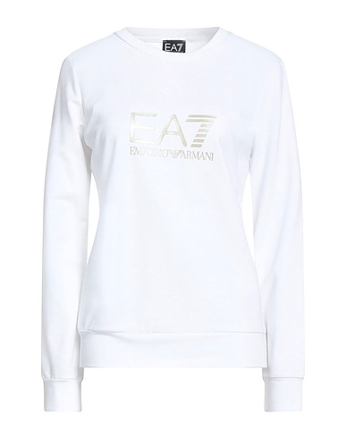 EA7 Sweatshirt White 95% Cotton, 5% Elastane
